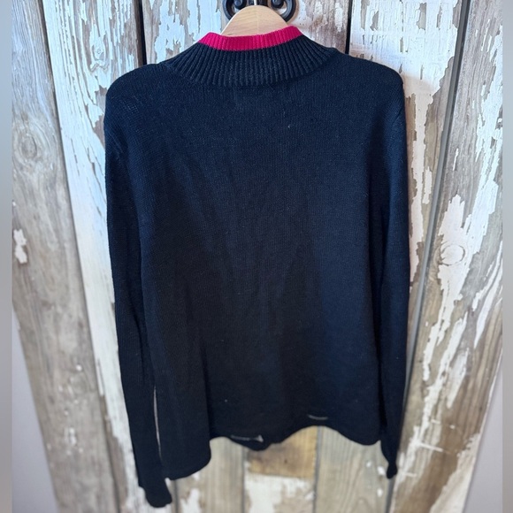 Tiara international Christmas Collection Size Small Reindeer Candy Cane Sweater - Picture 9 of 9